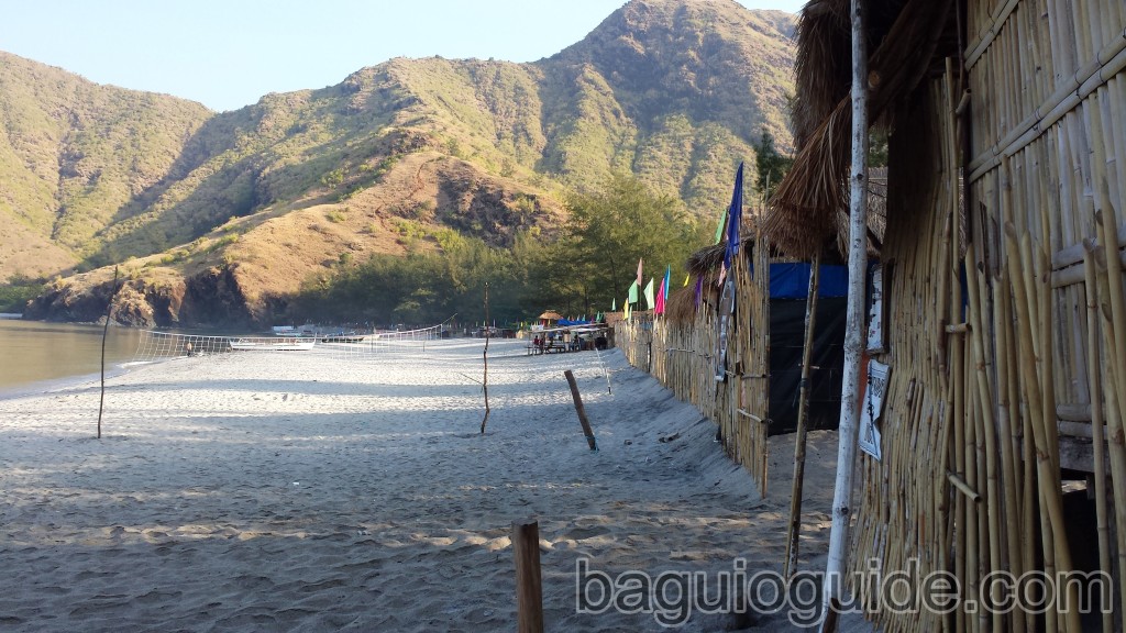 anawangin shore 1024x576 How to get to Anawangin Cove from Manila