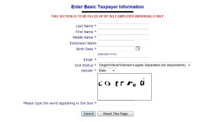 bir eregistration system form